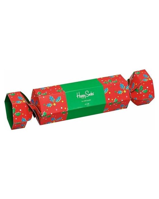 Happy Socks Подарочный набор Christmas Cracker Holly Gift Box Чулки и колготки разноцветный 29