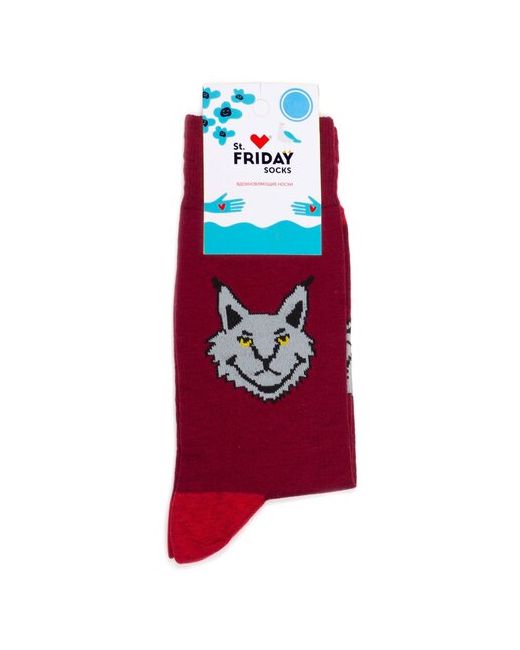 St. Friday Носки St.Friday Sock с котом Хмурый кот 38-41