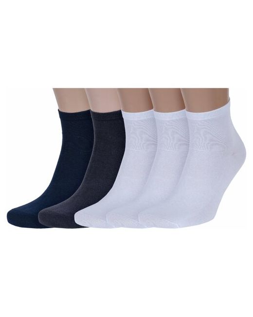 RuSocks Комплект из 5 пар мужских носков Орудьевский трикотаж микс 8 размер 27-29 42-45