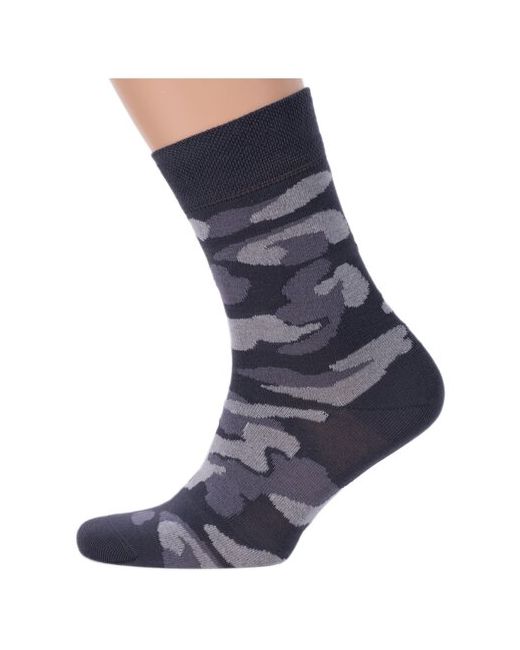 Брестские носки БЧК рис. 049 темно-серые размер 25 40-41