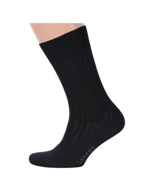 Lorenzline носки из 100 хлопка черные размер 25 39-40