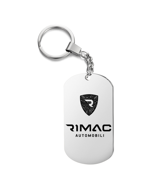irevive Брелок для ключей Rimac гравировкой подарочный жетон на сумку ключи в подарок