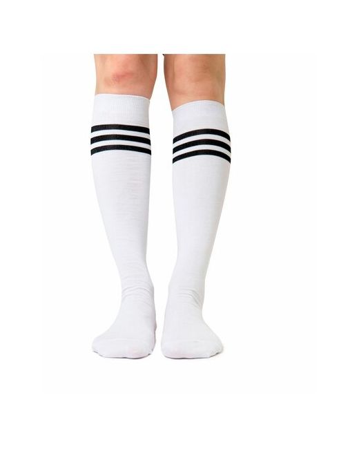 St. Friday St.Friday Socks Гольфы белые с чёрными полосами 38-41