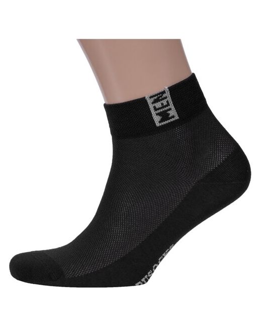 RuSocks носки с сеточкой Орудьевский трикотаж черные размер