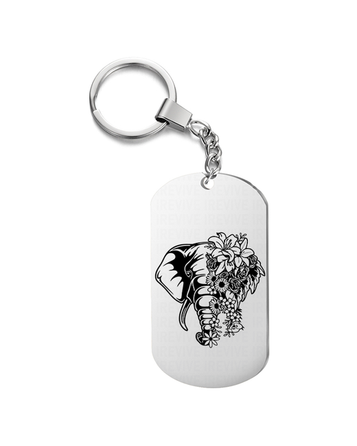 UEGrafic Брелок для ключей слон с гравировкой подарочный жетон на сумку ключи в подарок