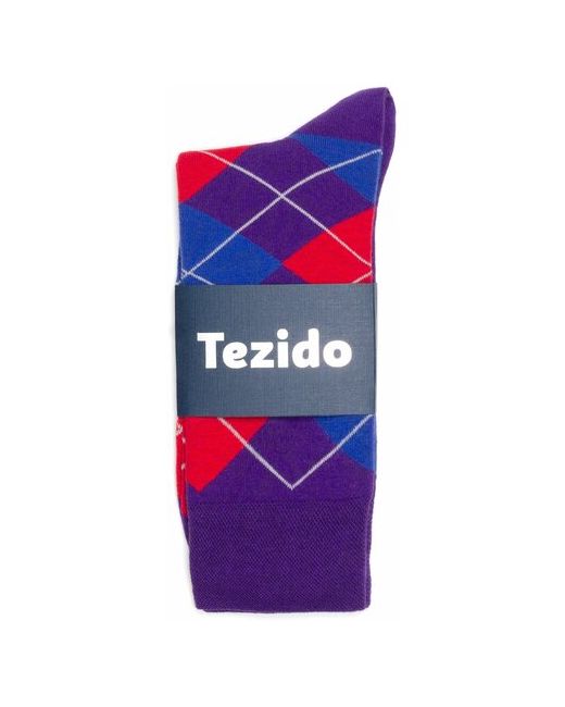 Tezido Стильные носки с узором шотландской клетки аргайл 41-46