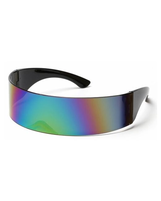 Mrm Карнавальные очки Purple-Line выполненные из пластика строгой прямоугольной формы отлично дополнят ваш яркий образ.