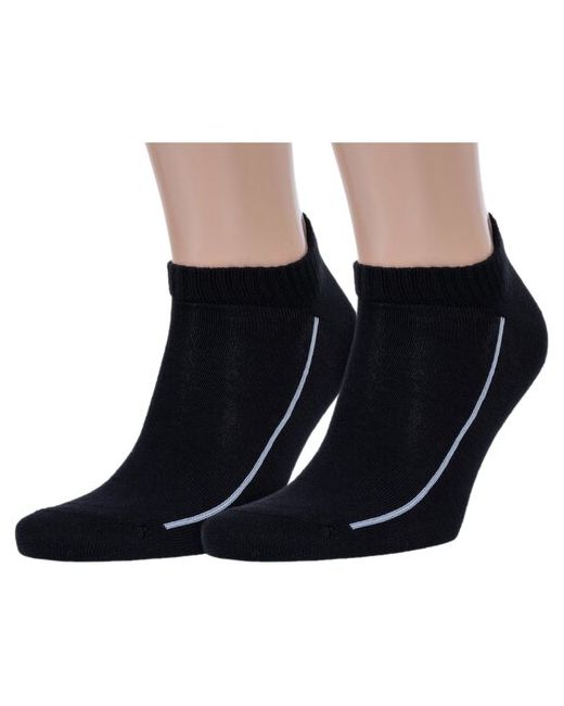 Брестские Комплект из 2 пар мужских носков БЧК рис. 006 черные размер 27 42-43