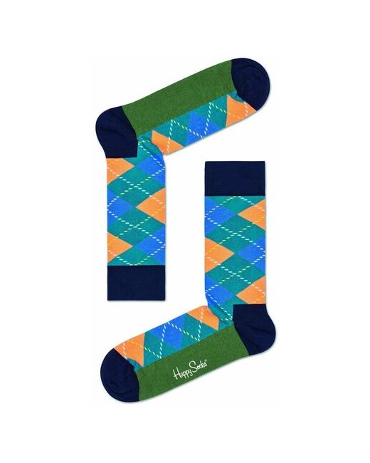 Happy Socks Носки унисекс Argyle Sock в клетку разноцветный 25