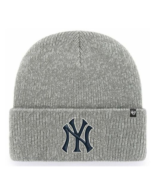 '47 Brand Шапка 47BRAND Brain Freeze Cuff Knit New York Yankees темно B-BRNFZ17ACE-DYA