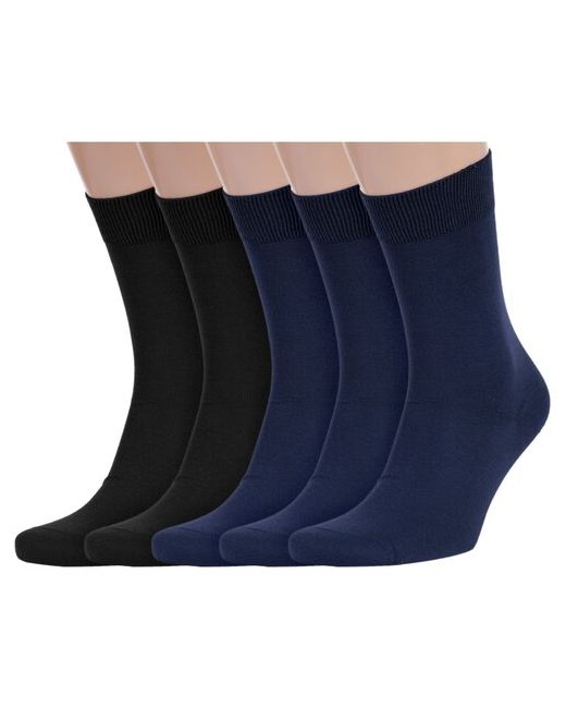 RuSocks Комплект из 5 пар мужских носков Орудьевский трикотаж модала микс 4 размер 31 46-47