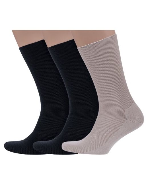 Dr. Feet Комплект из 3 пар мужских медицинских носков PINGONS микс 2 размер 31