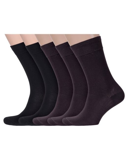 Lorenzline Комплект из 5 пар мужских носков микс 3 размер 25 39-40