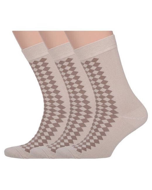 Palama Комплект из 3 пар мужских носков Comfort мдл-17 размер 25 40-41