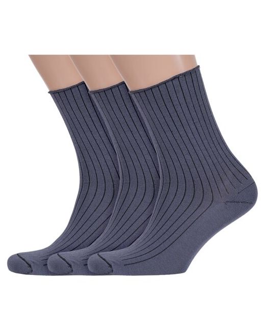 Альтаир Комплект из 3 пар носков с ослабленной резинкой размер 23 37-38