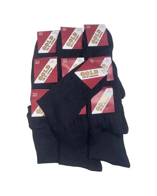 Голд Носки черные комплект набор носков 10 пар