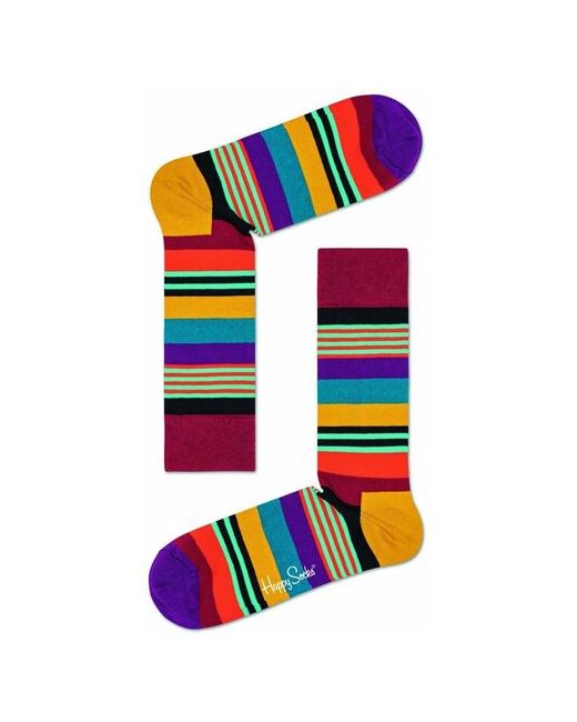 Happy Socks Носки унисекс Mistletoe Sock в полоску разноцветный 25