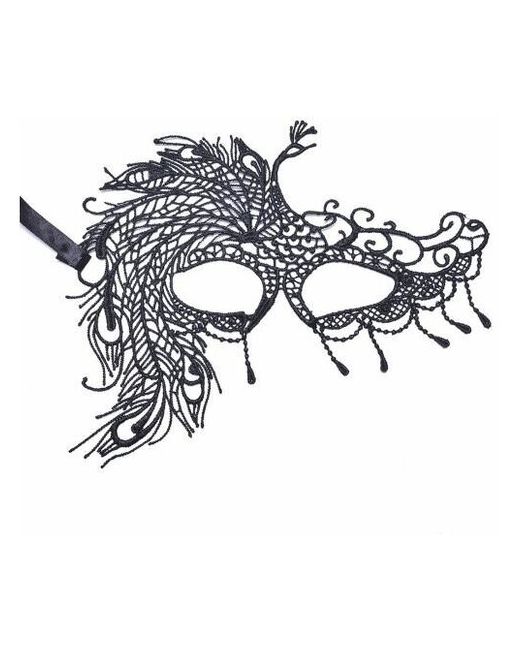 Magic Time Карнавальная маска Плетение на новый год аксессуар голову с лентой для крепления голове 23x14x3см
