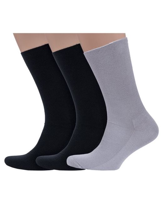 Dr. Feet Комплект из 3 пар мужских медицинских носков PINGONS микс размер 31