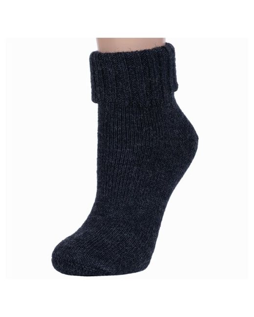 RuSocks шерстяные носки Орудьевский трикотаж черные размер 23-25 39
