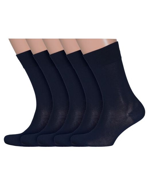 Lorenzline Комплект из 5 пар мужских носков размер 25 39-40