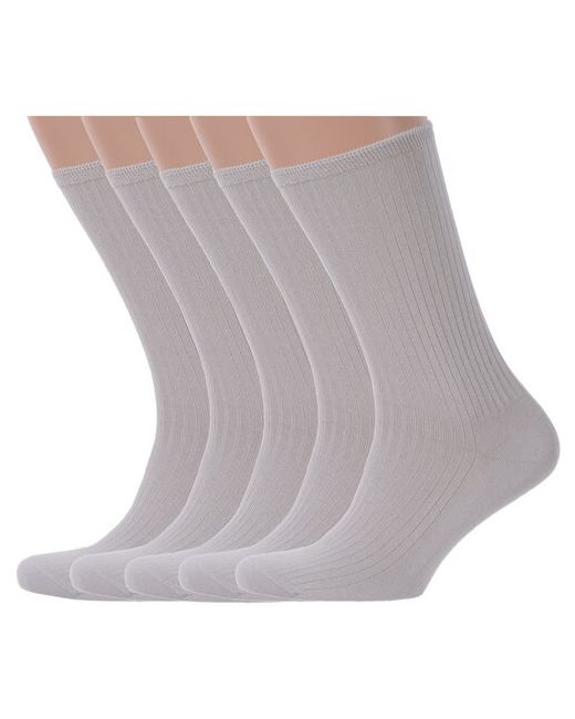 Lorenzline Комплект из 5 пар мужских медицинских носков 100 хлопка размер 25