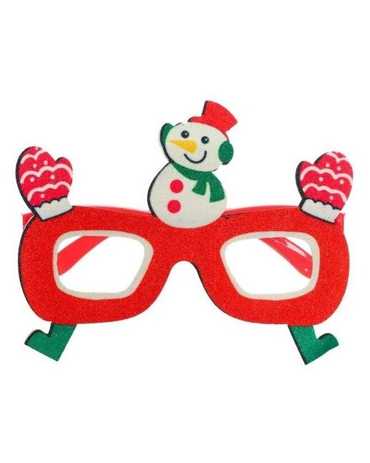 RusExpress Карнавальные очки Снеговик