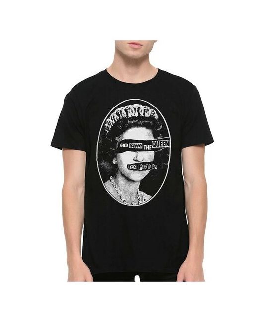 Dream Shirts Футболка Dreamshirts Studio Sex Pistols God Save The Queen Черная L