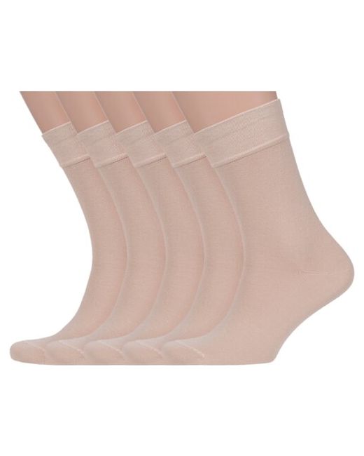Lorenzline Комплект из 5 пар мужских носков размер 25 39-40