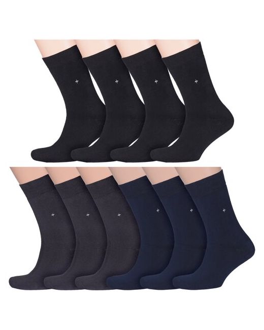 RuSocks Комплект из 10 пар мужских махровых носков Орудьевский трикотаж микс 1 размер 29 44-45
