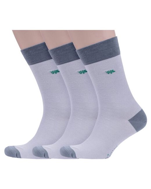Grinston Комплект из 3 пар мужских носков socks PINGONS светло размер 29