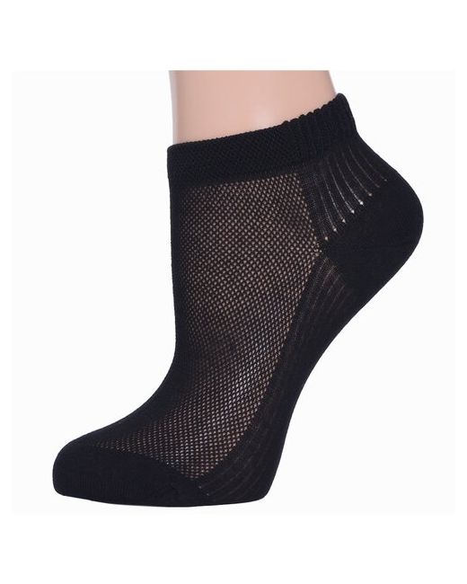 Grinston короткие носки из микромодала socks PINGONS черные размер 23