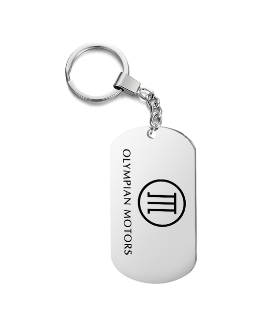 irevive Брелок для ключей Olympian Motors с гравировкой подарочный жетон на сумку ключи в подарок