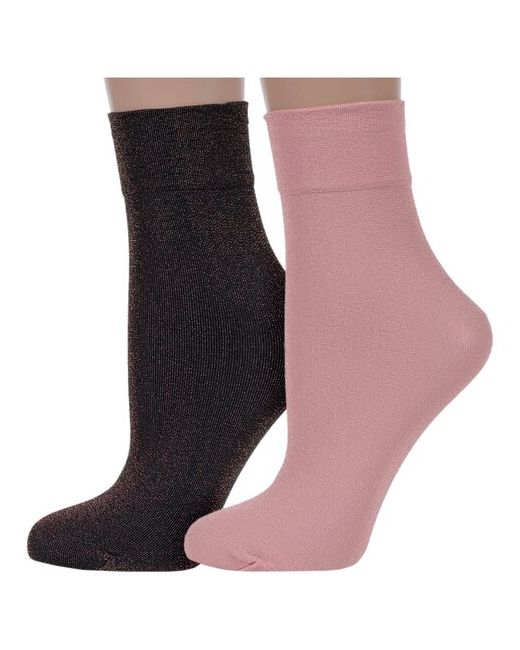 Conte Комплект из 2 пар женских носков микс 1 размер 23-25