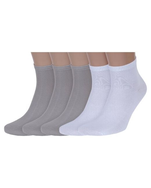 RuSocks Комплект из 5 пар мужских носков Орудьевский трикотаж микс 4 размер 25-27 38-41