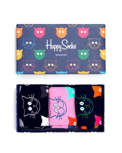 Happy Socks Комплект из трёх пар носков с собачками в подарочной упаковке 3 Pair Pack Dogs 41-46