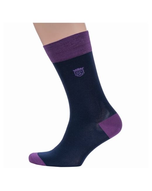 Sergio di Calze носки из мерсеризованного хлопка PINGONS фиолетовые размер 27
