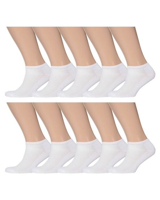 Flappers Peppers Комплект из 10 пар мужских ультракоротких носков размер 40-44