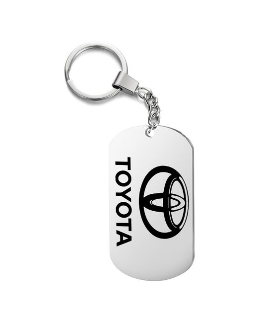 irevive Брелок для ключей Toyota гравировкой подарочный жетон на сумку ключи в подарок
