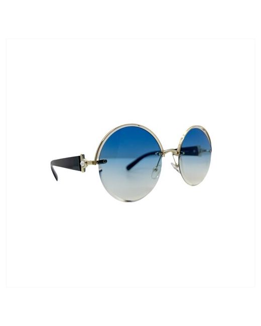 no-name Солнцезащитные очки с защитой 400UV Круглые Чехол и салфетка в подарок Тренд 2022 Премиальное качество