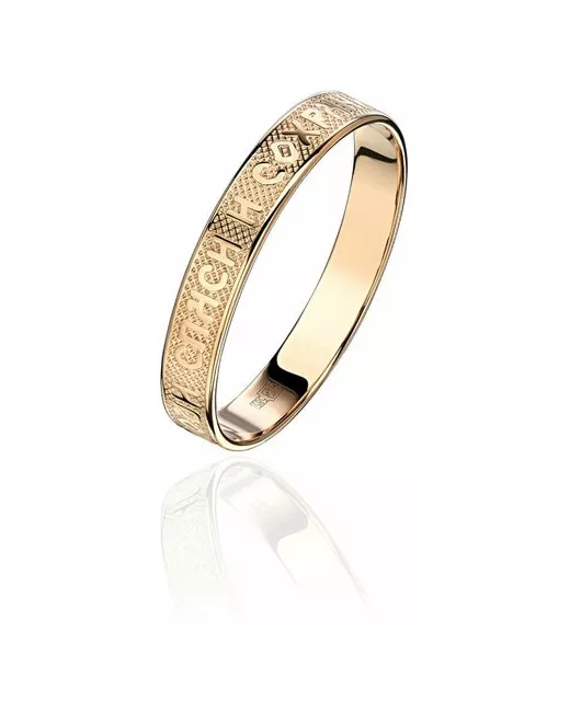 Эстет Обручальное кольцо из красного золота 585 пробы 01О010031