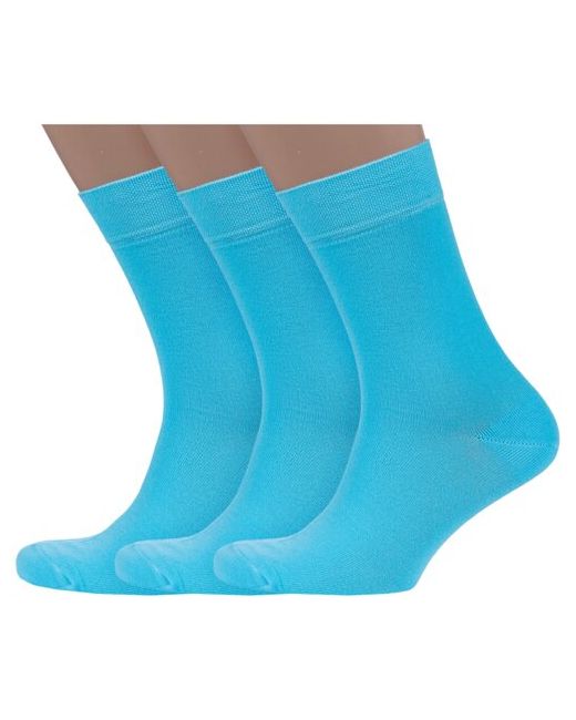 Носкофф Комплект из 3 пар мужских носков алсу светло размер 25-27