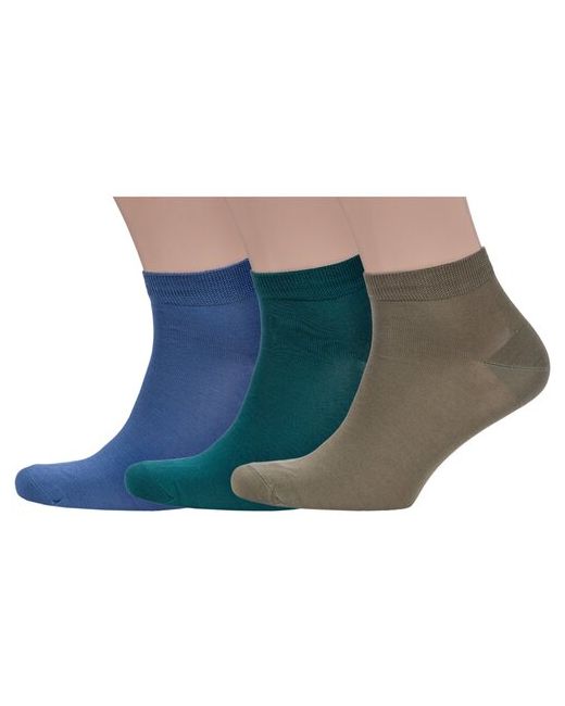 Sergio di Calze Комплект из 3 пар мужских носков PINGONS мерсеризованного хлопка микс 5 размер 25