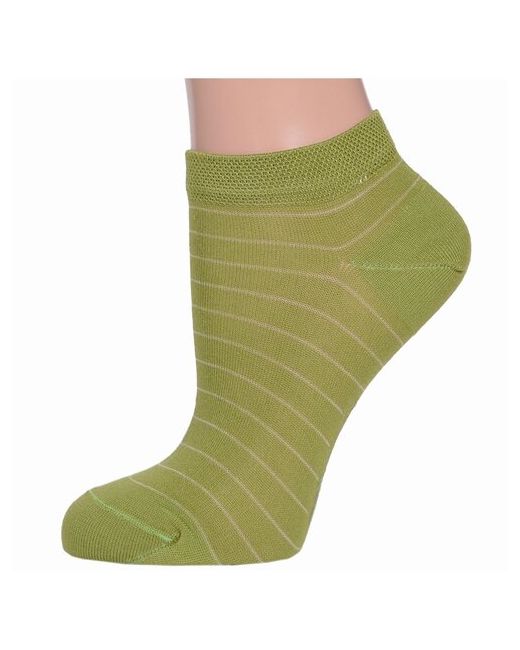 Grinston носки из микромодала socks PINGONS оливковые размер 23