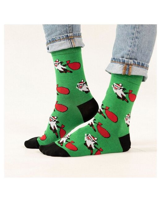 St. Friday Носки Socks санта-ниндзя размер