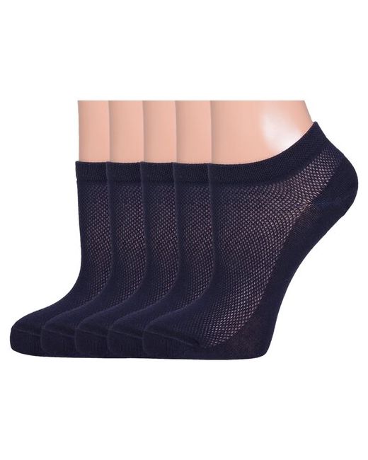 Lorenzline Комплект из 5 пар женских носков темно размер 23 36-37