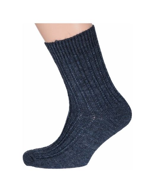 RuSocks теплые носки Орудьевский трикотаж темно размер