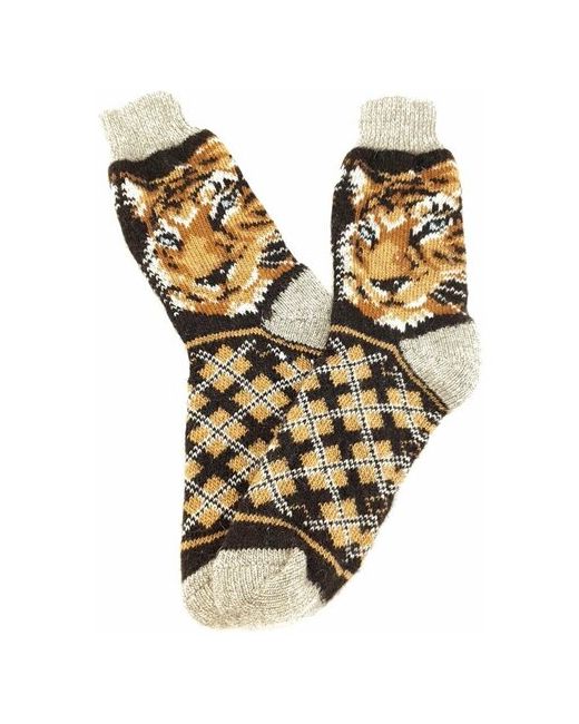 Рассказовские носки Рассказовские шерстяные носки Тигр размер 41-44