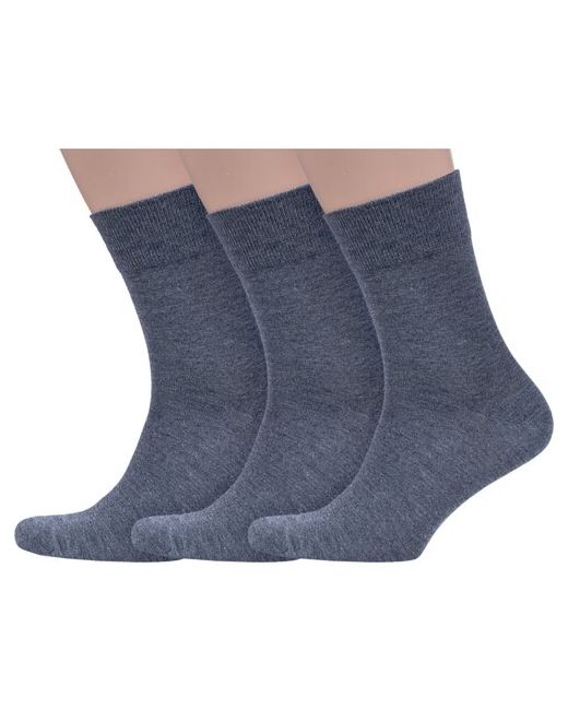 Grinston Комплект из 3 пар мужских бамбуковых носков socks PINGONS размер 25