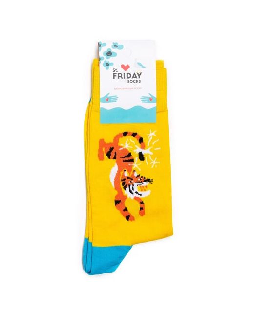 St. Friday Носки St.Friday Socks с изящным тигром 38-41
